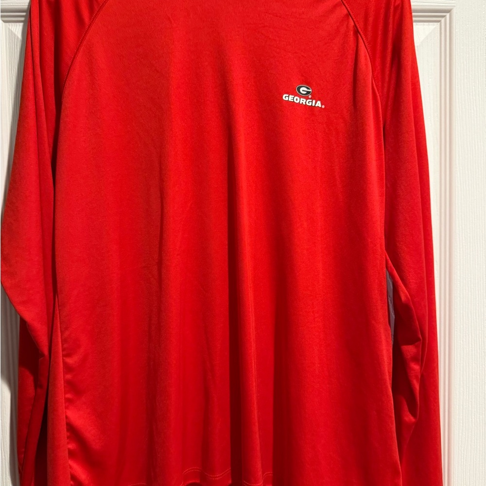 Columbia Red Long Sleeve Performance Tee